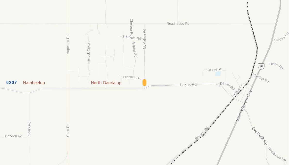 McMahon Road, North Dandalup 05853215WARTR Infrastructure