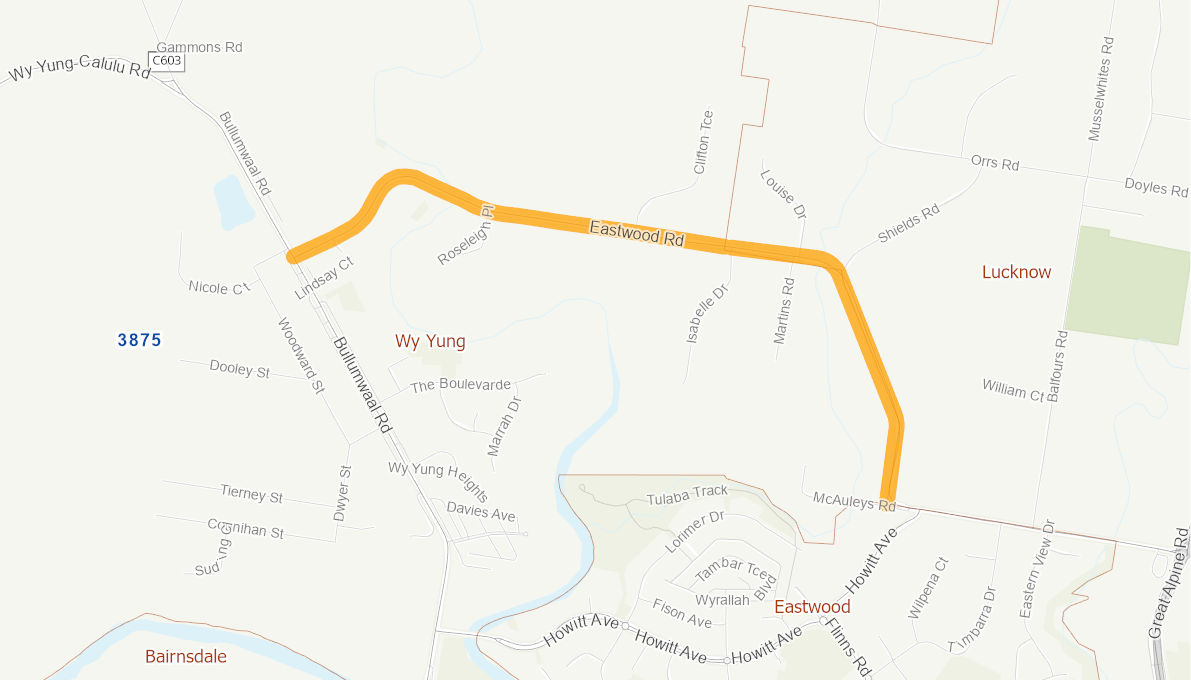 Eastwood Road, Eastwood 05935315VICRTR Infrastructure Investment Program