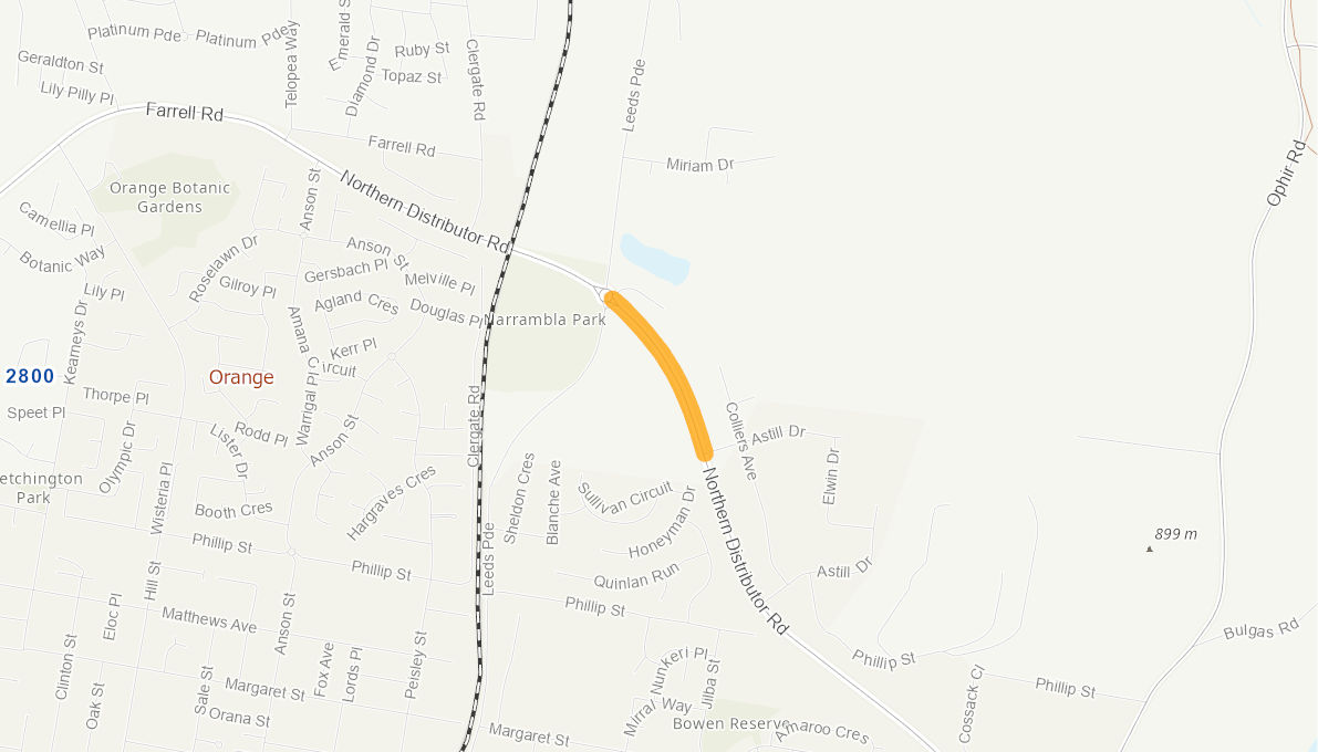 Northern Distributor Road, Orange 05944815NSWRTR Infrastructure