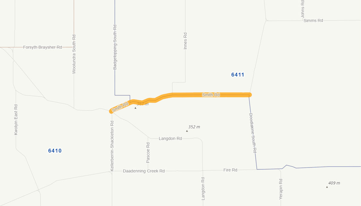 Smith Road 06001215WARTR Infrastructure Investment Program