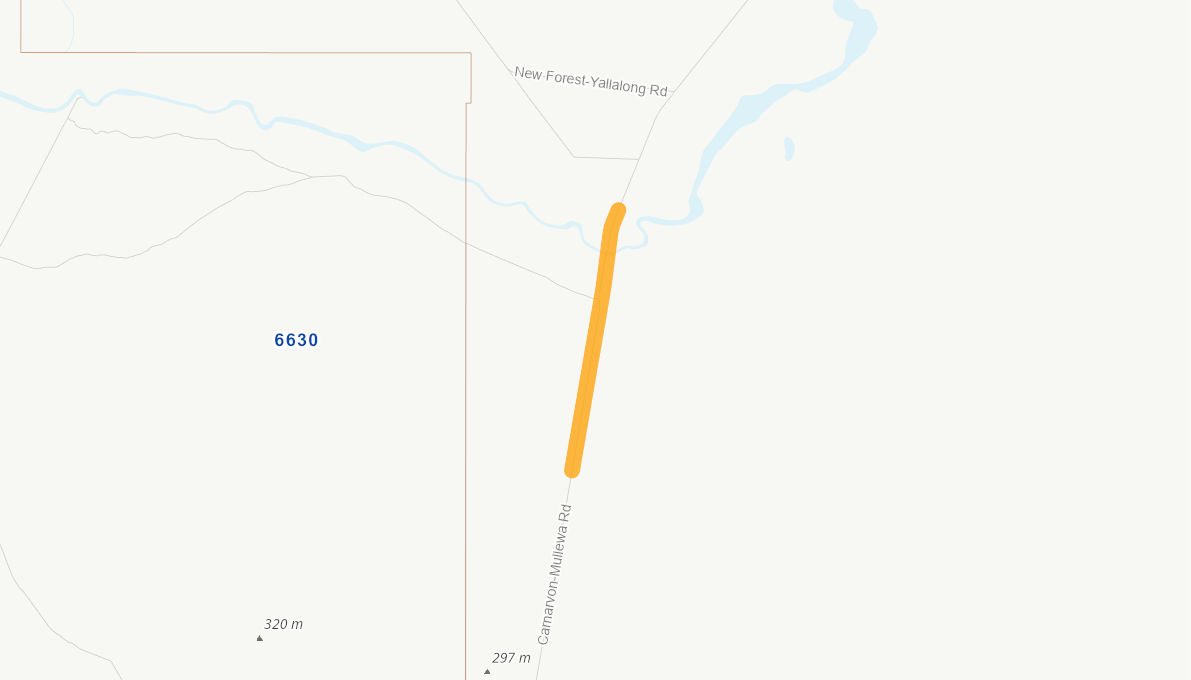 Carnarvon Mullewa Road (Rural) 06109315WARTR Infrastructure