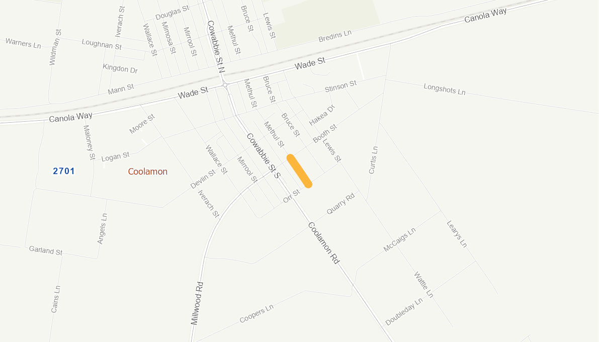 Methul Street East Lane, Coolamon 06385616NSWRTR Infrastructure