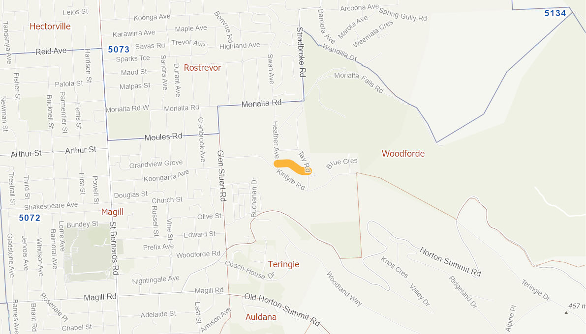 Glengarry Drive, Woodforde 06431916SARTR Infrastructure