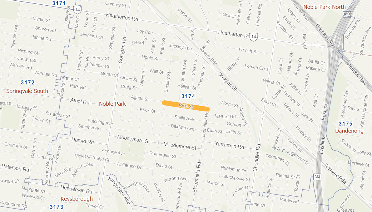 Rich Street, Noble Park 06440216VICRTR Infrastructure Investment