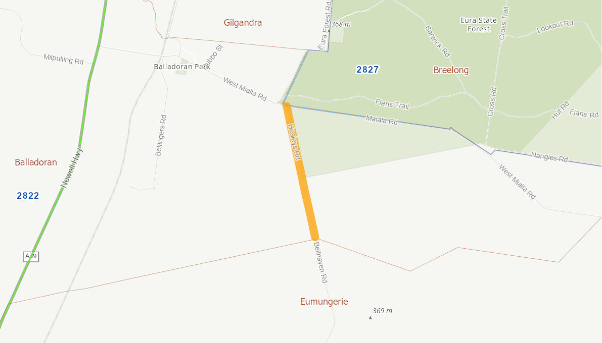 Bellhaven Road (Rural Road) 06479416NSWRTR Infrastructure Investment Program