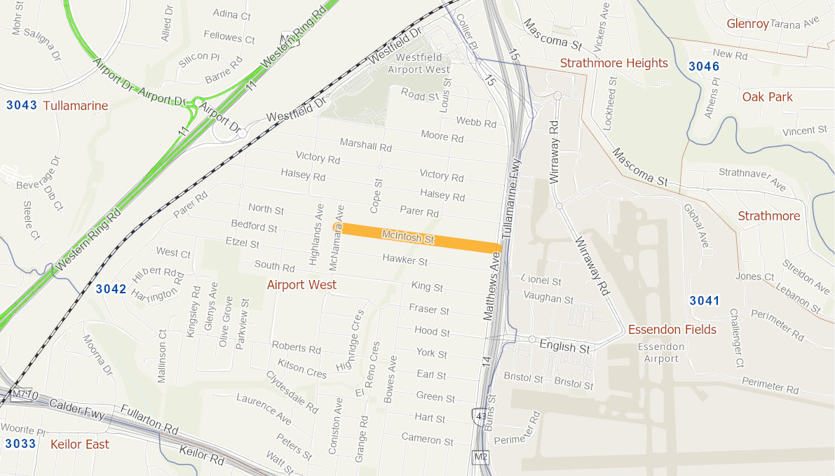 McIntosh Street, Airport West 06484616VICRTR Infrastructure