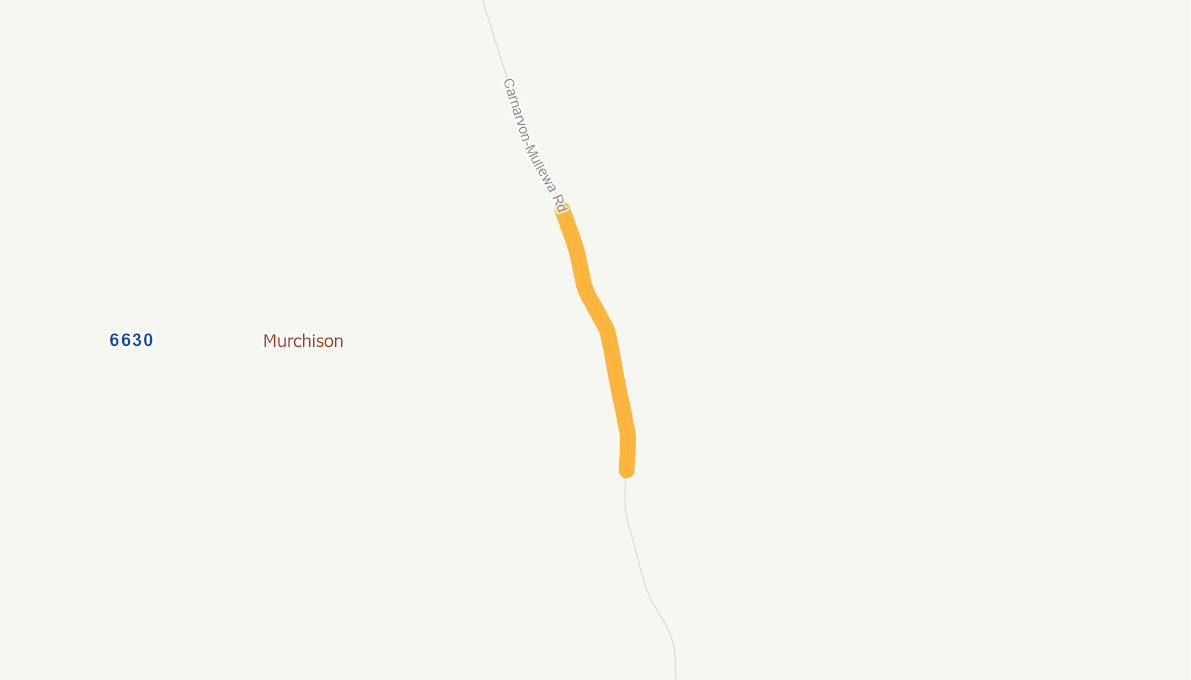 Carnarvon Mullewa Road (Rural Road) 06529616WARTR Infrastructure