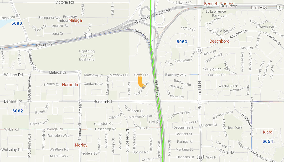 Granger Way, Noranda 06593516WARTR Infrastructure Investment Program