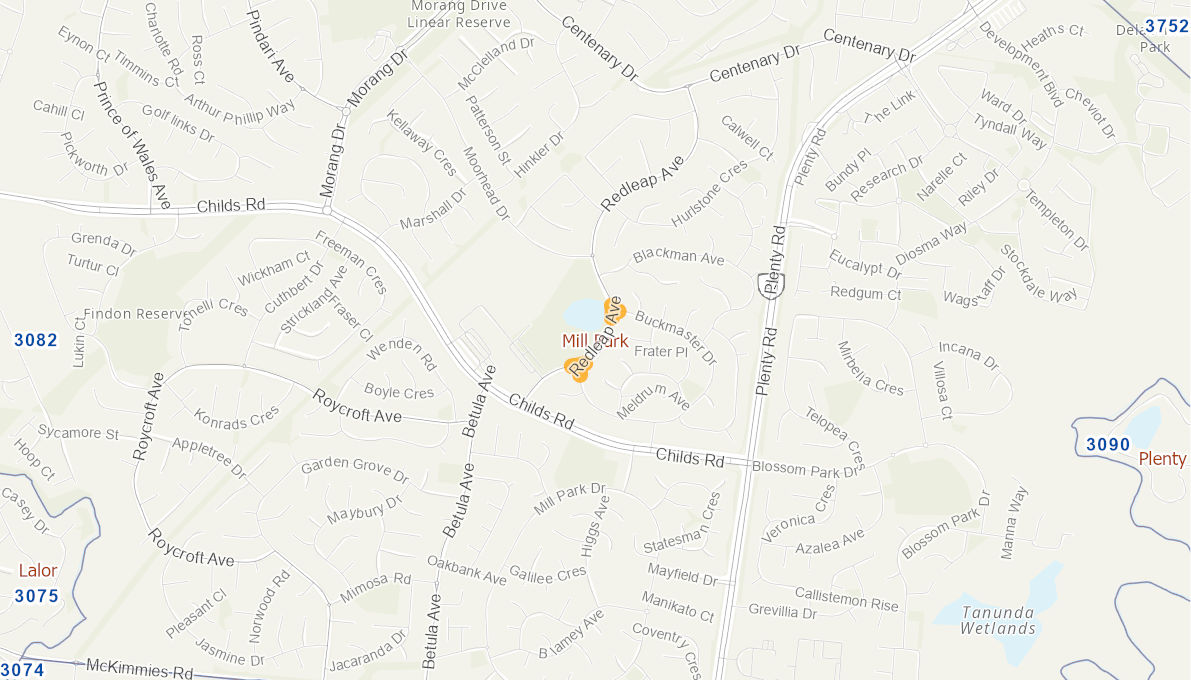 Redleap Avenue, Mill Park 06745616VICRTR Infrastructure