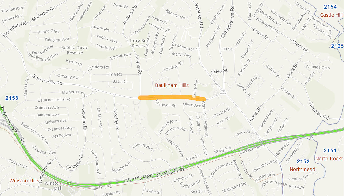 Seven Hills Road, Baulkham Hills 06782816NSWRTR Infrastructure