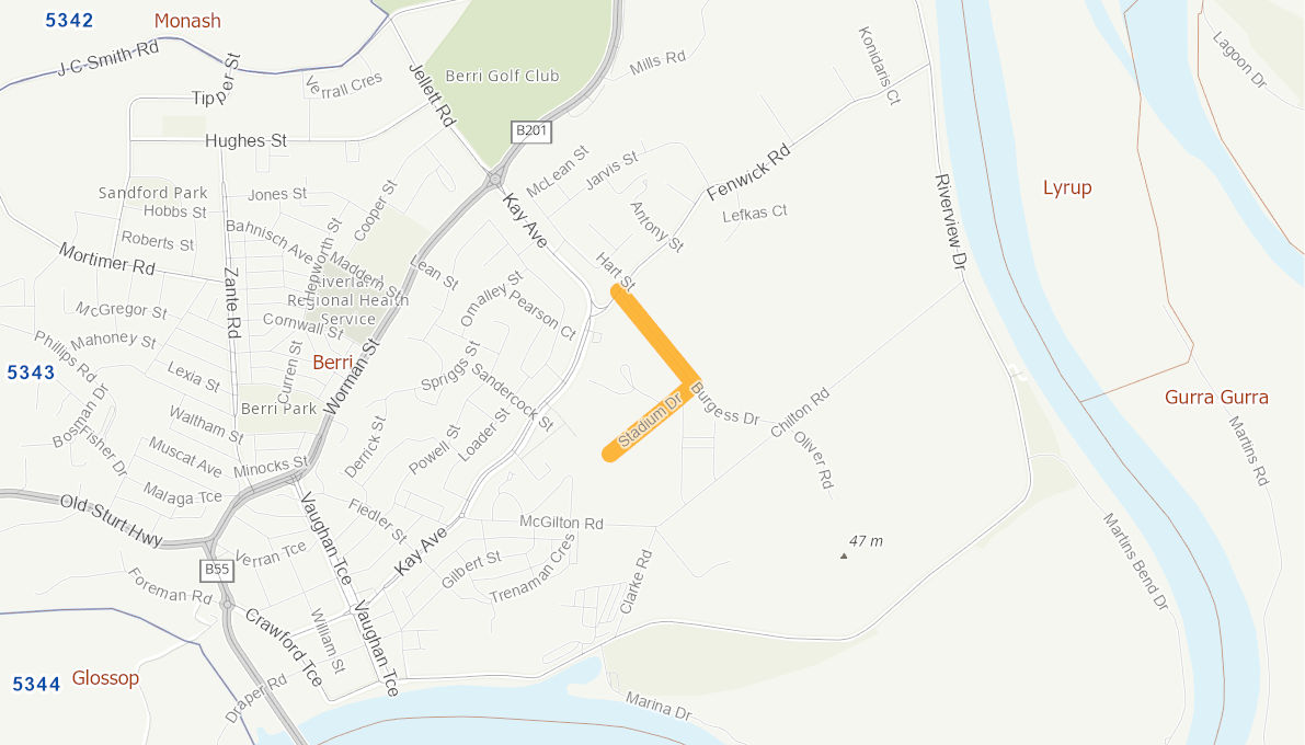 Burgess Drive 06876716SARTR Infrastructure Investment Program