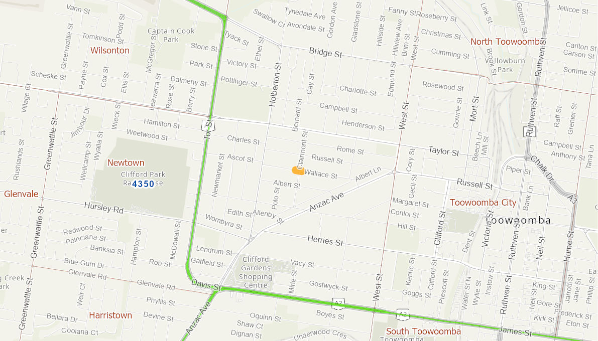 Wallace Street, Newtown, Toowoomba 09231417QLDRTR Infrastructure