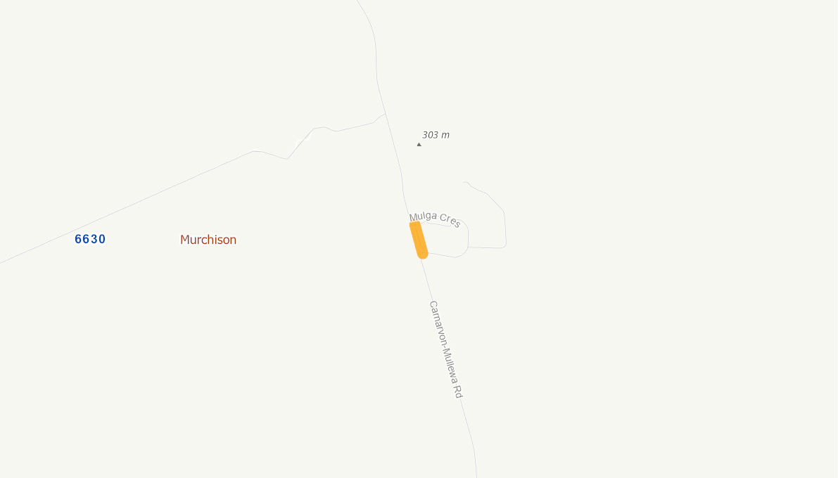 Carnarvon Mullewa Road (Rural Road) 09461017WARTR Infrastructure