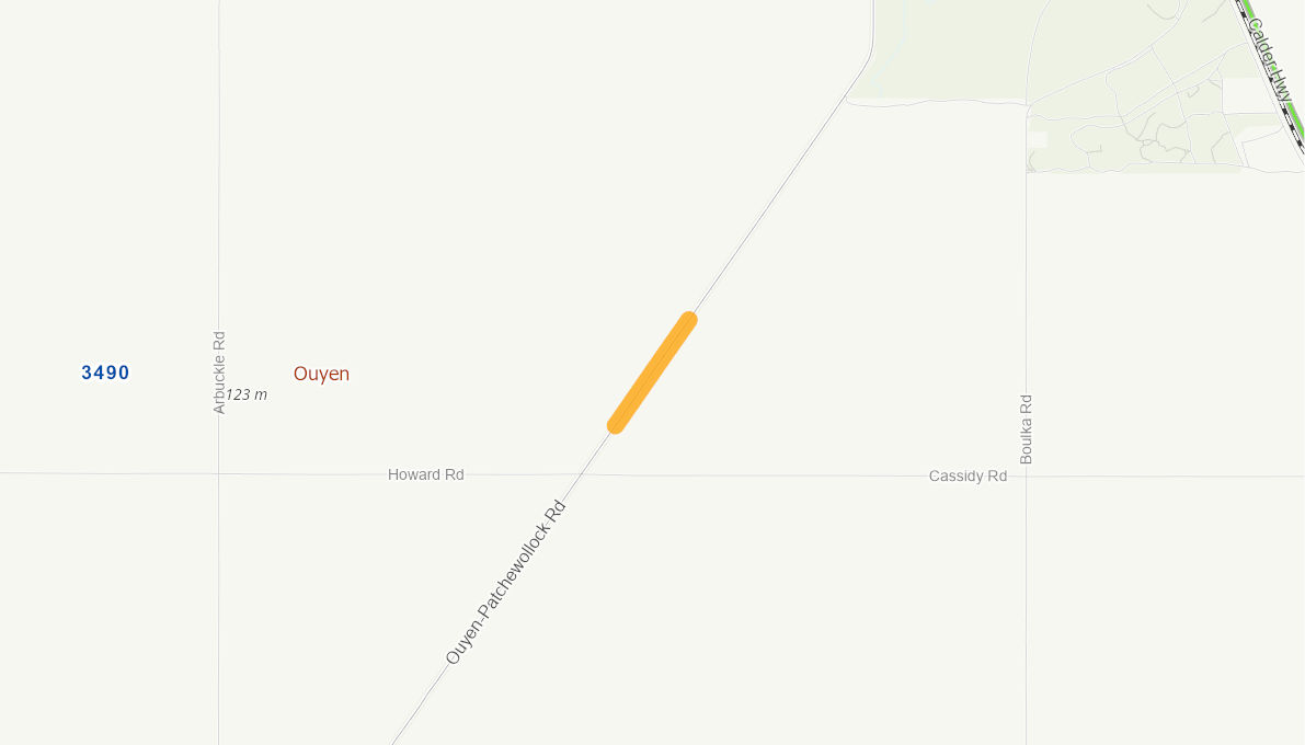 Ouyen Patchewollock Road, Ouyen 09479617VICRTR Infrastructure