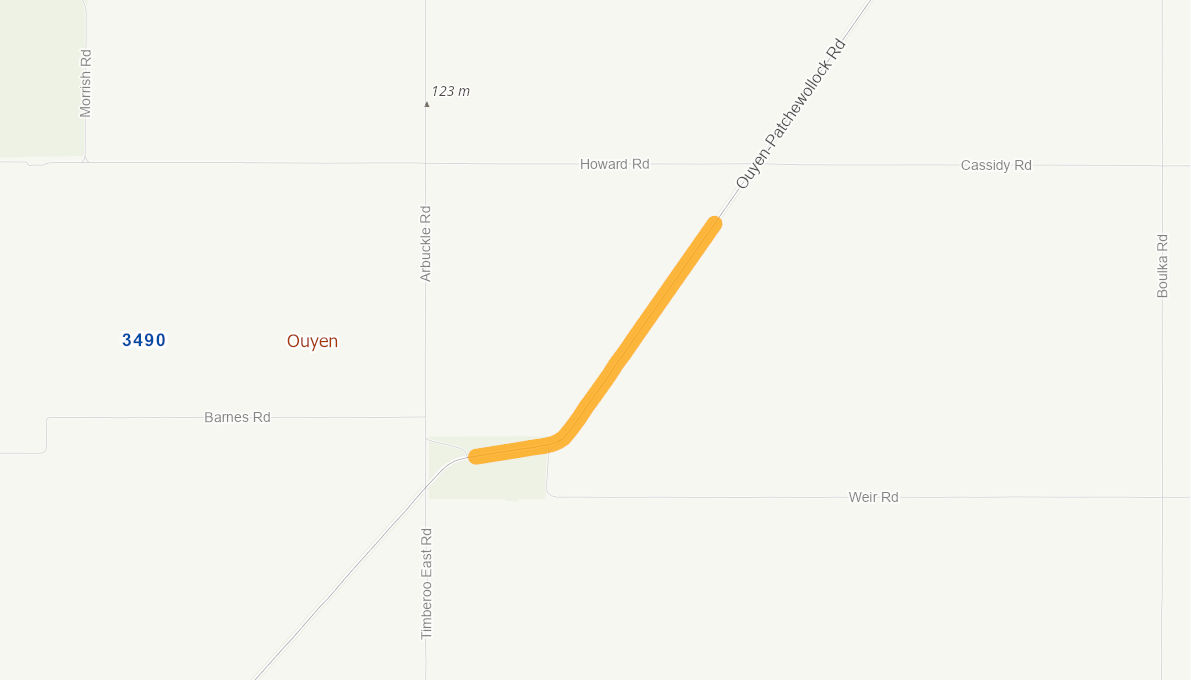 Ouyen Patchewollock Road, Ouyen 09479717VICRTR Infrastructure