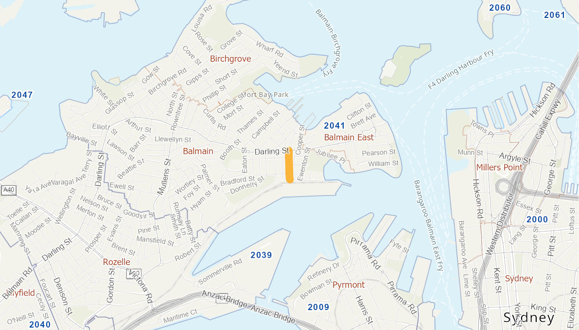 Adolphus Street, Balmain 09516817NSWRTR Infrastructure Investment