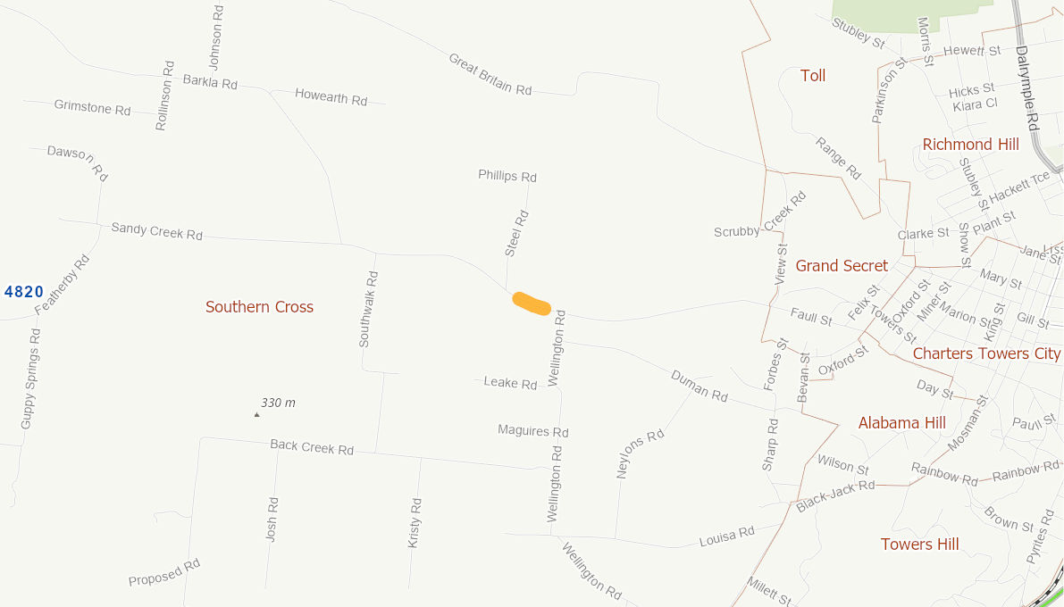 Sandy Creek Road, Charters Towers 09584017QLDRTR Infrastructure