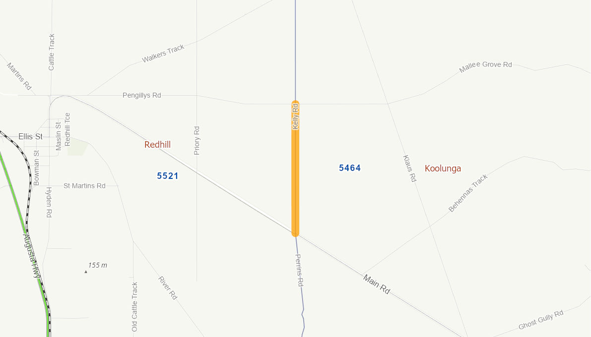 Kelly Road (Rural Road) 09629617SARTR Infrastructure Investment