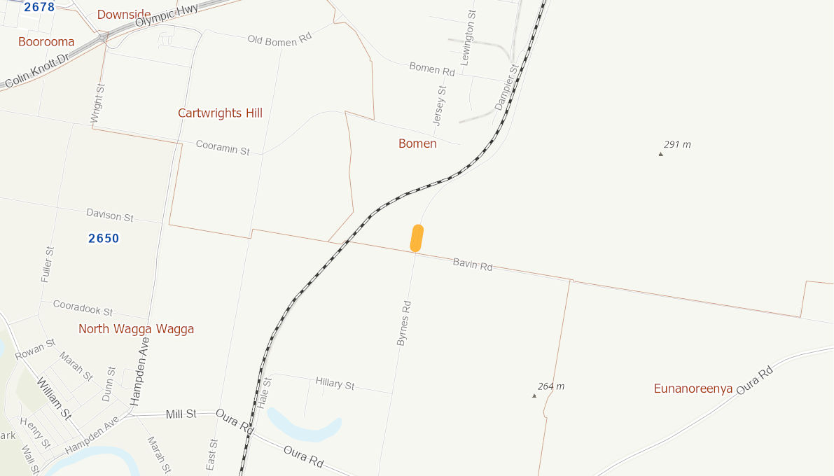 Byrnes Road ,Bomen 09638117NSWRTR Infrastructure Investment Program