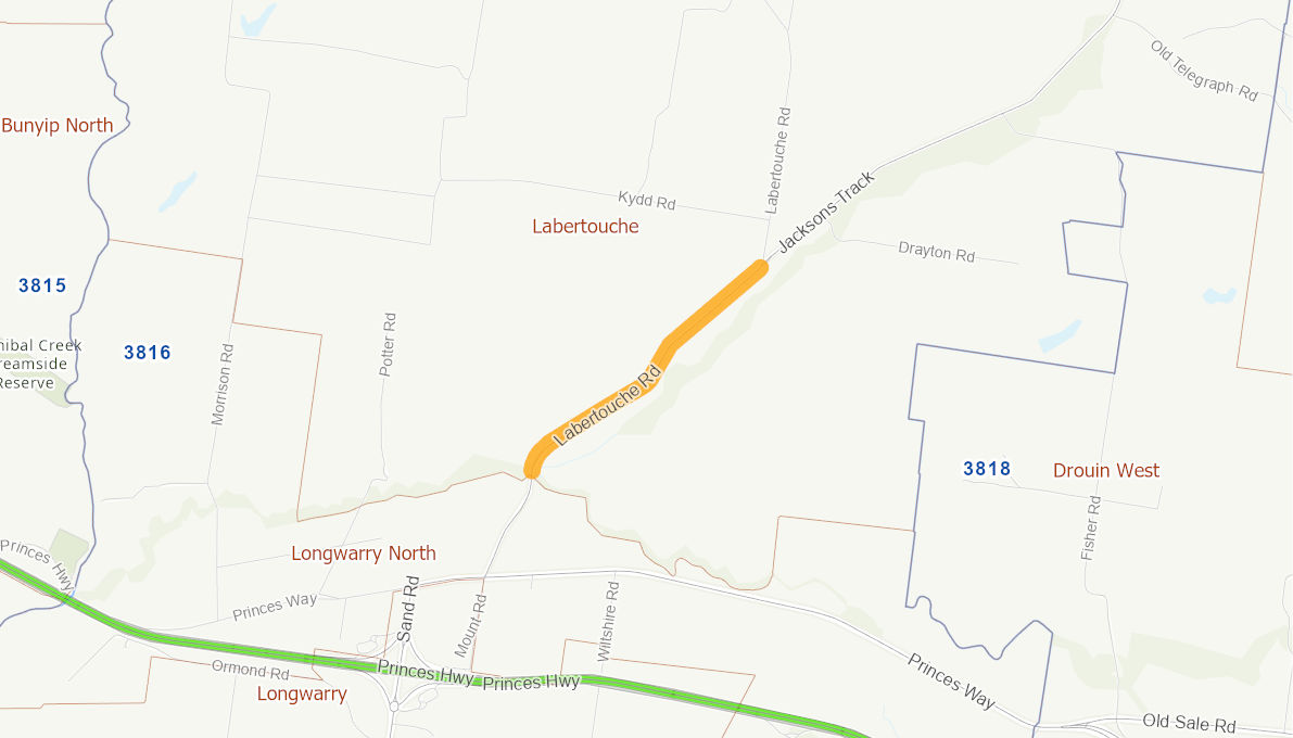 Labertouche Road, Labertouche 09674817VICRTR Infrastructure