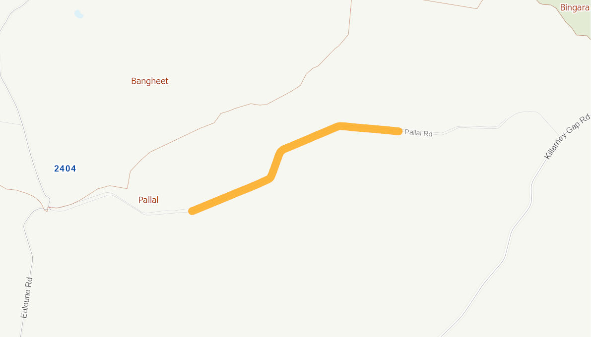Pallal Road (Rural Road) 09724217NSWRTR Infrastructure Investment