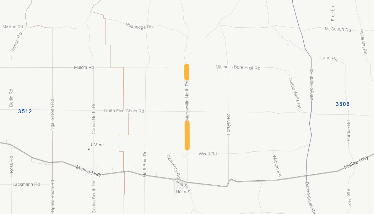 Murrayville North Road, Murrayville 09728817VICRTR Infrastructure