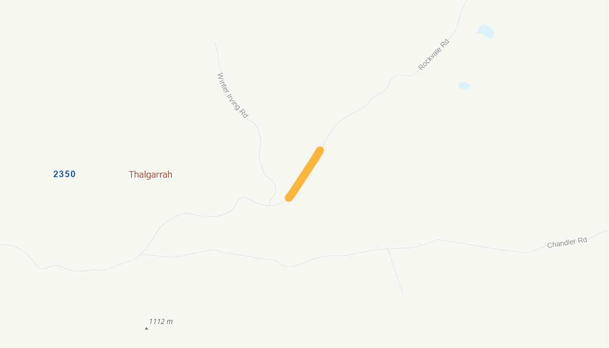 Rockvale Road (Rural Road) 09996818NSWRTR Infrastructure Investment Program