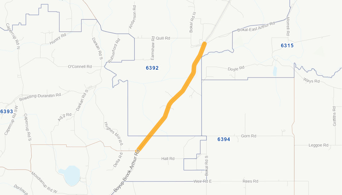 Boyup Brook Arthur Road, Locality of Bokal, 10128519WARTR