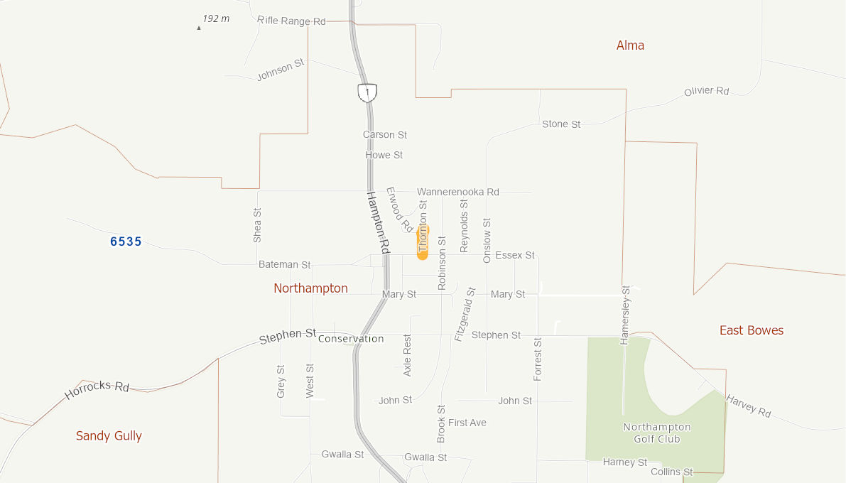 Thornton Street Northampton 10179519WARTR Infrastructure