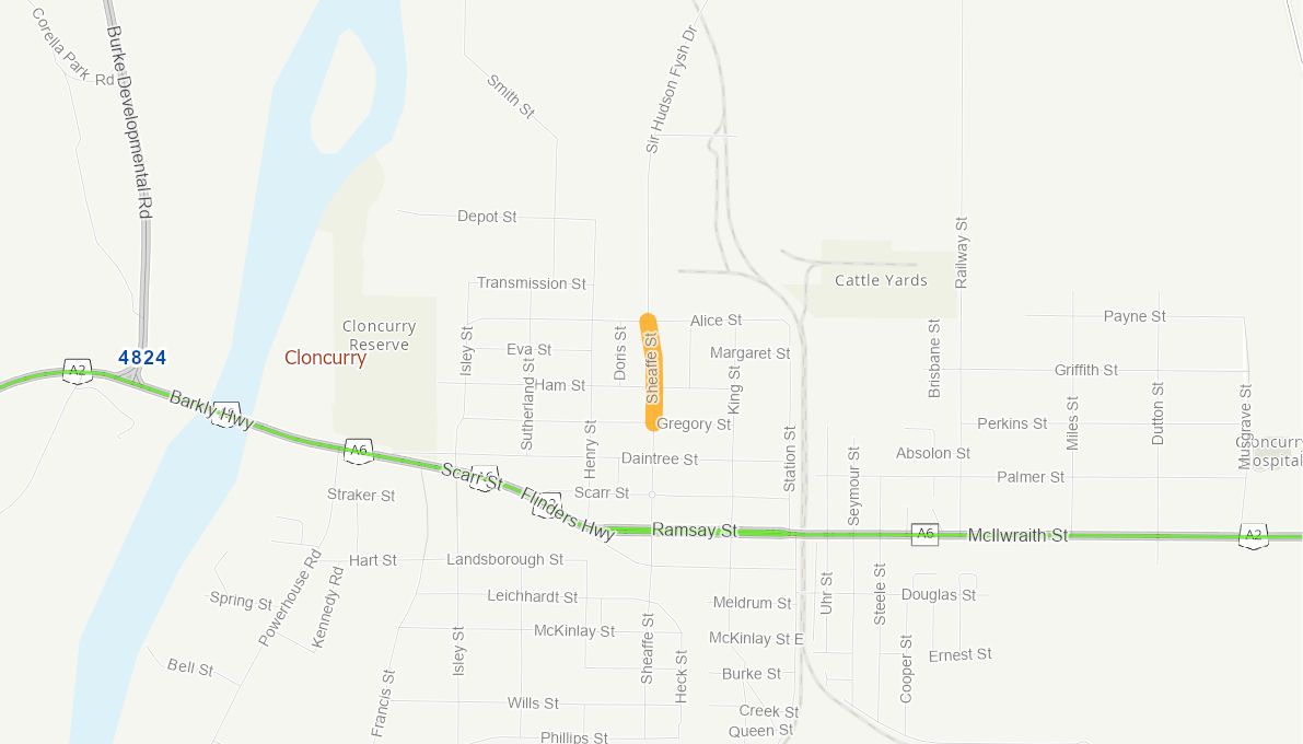 Sheaffe Street, Cloncurry 10279319QLDRTR Infrastructure