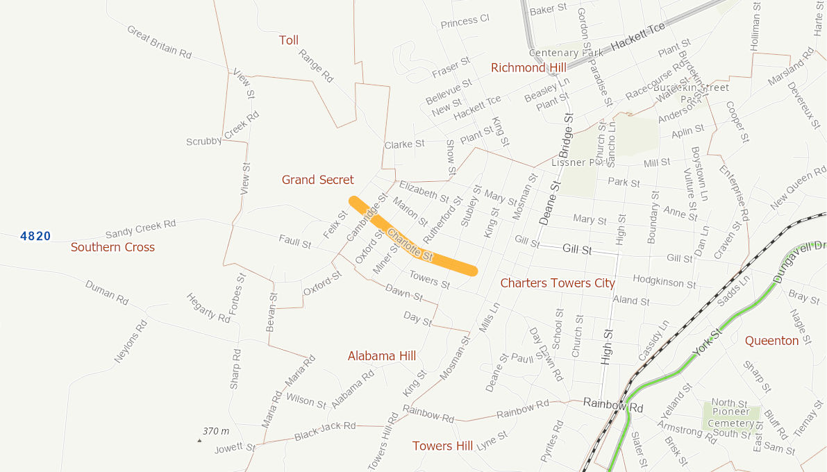 Charlotte Street, Charters Towers 10392019QLDRTR Infrastructure