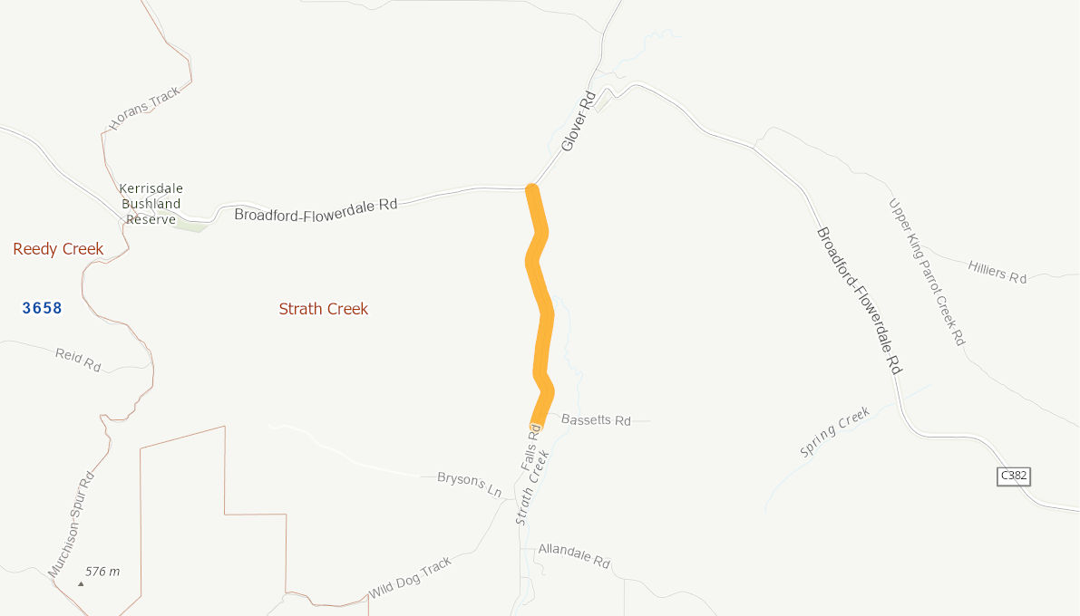 Falls Road, Strath Creek (Rural Road) 10453119VICRTR