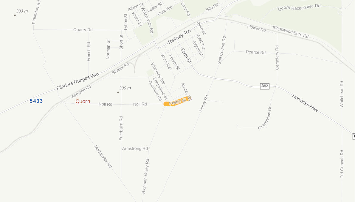 Foster Street, Quorn 10485219SARTR Infrastructure Investment Program