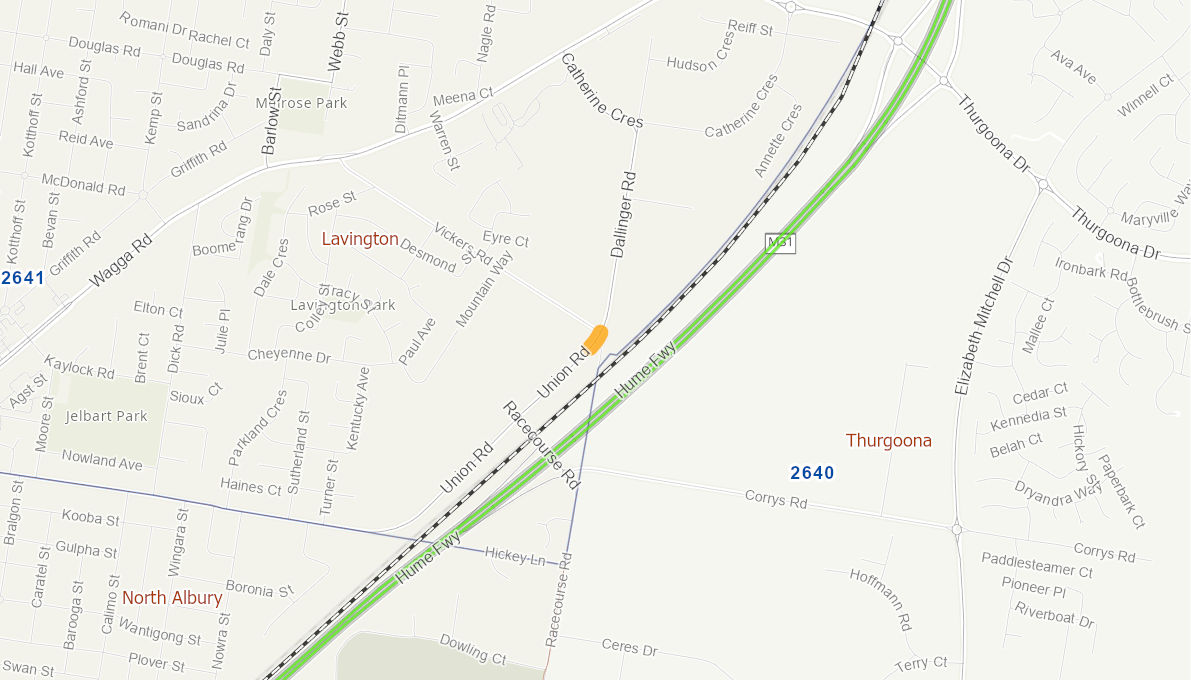 Racecourse Road, Lavington NSW 2641 10490919NSWRTR Infrastructure