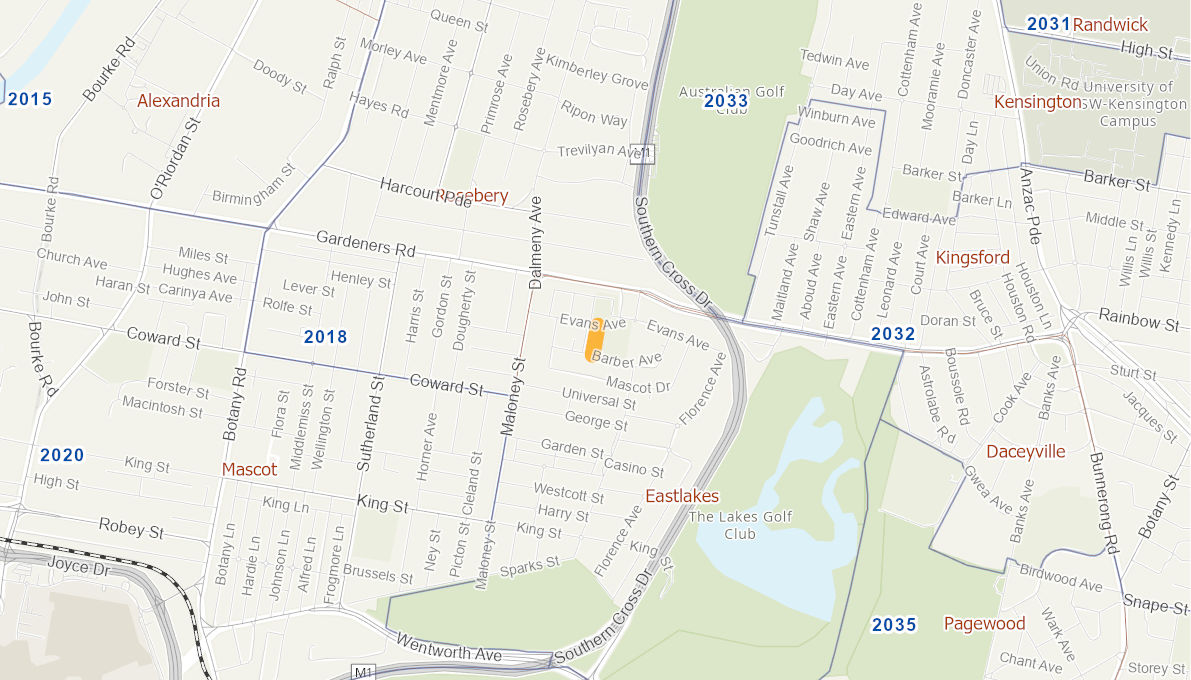 Longworth Avenue, Eastlakes 10503219NSWRTR Infrastructure