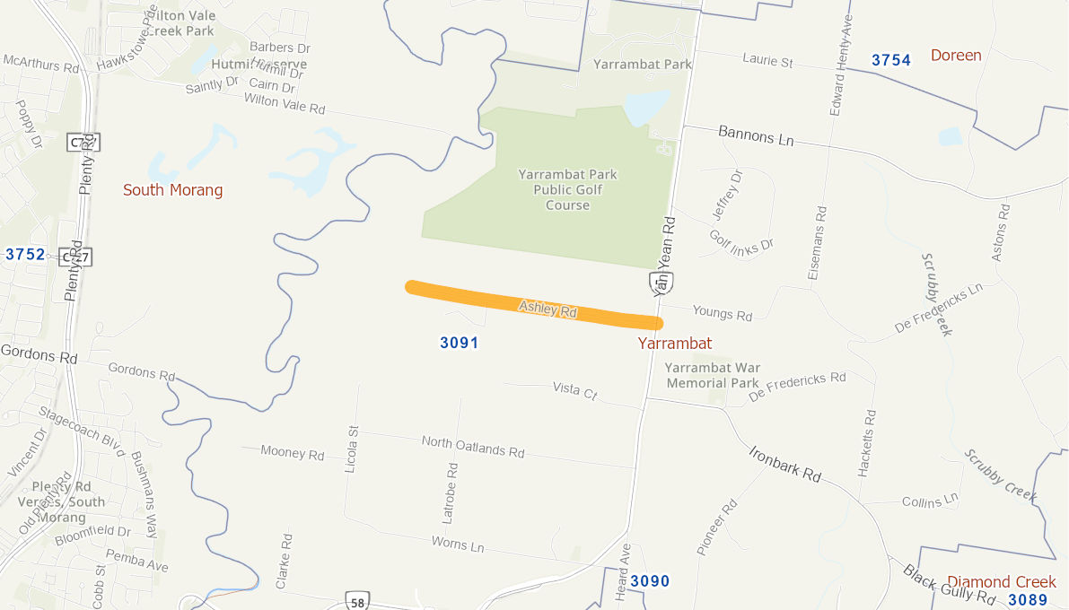 Ashley Road, Yarrambat 10569819VICRTR Infrastructure Investment