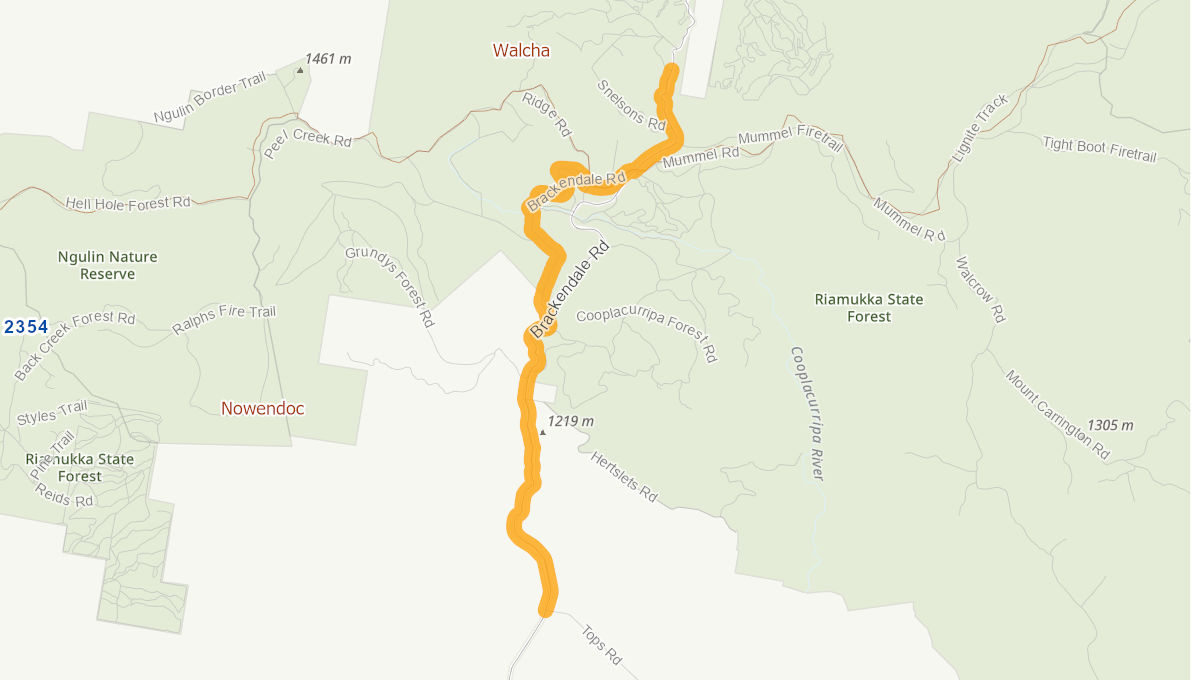 Brackendale Road (Rural Road) 10621219NSWRTR Infrastructure