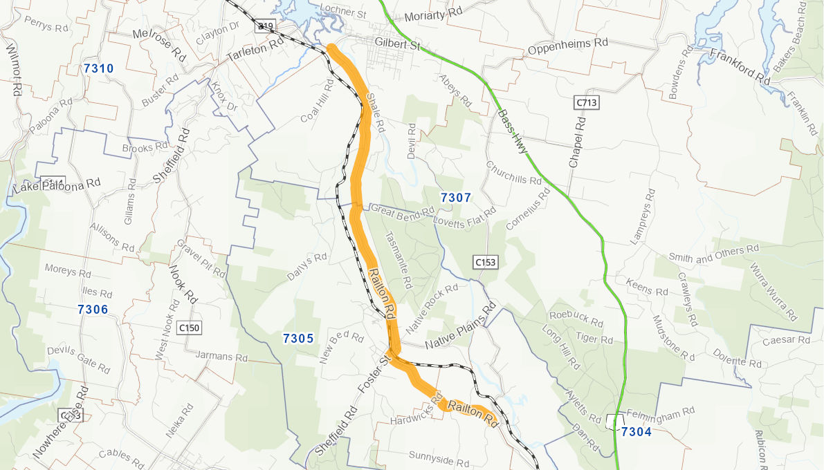 Railton Main Road Upgrade Infrastructure Investment Program