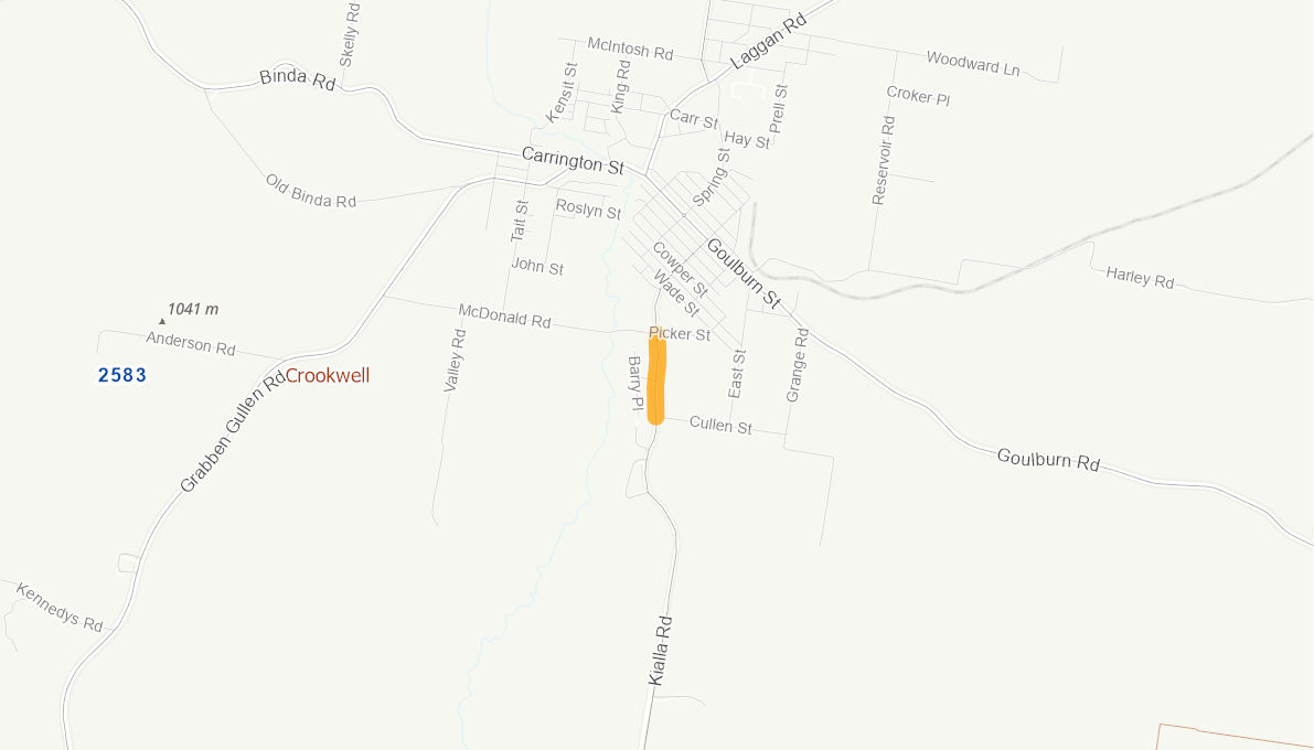 Kialla Road, Crookwell 10937420NSWRTR Infrastructure Investment Program