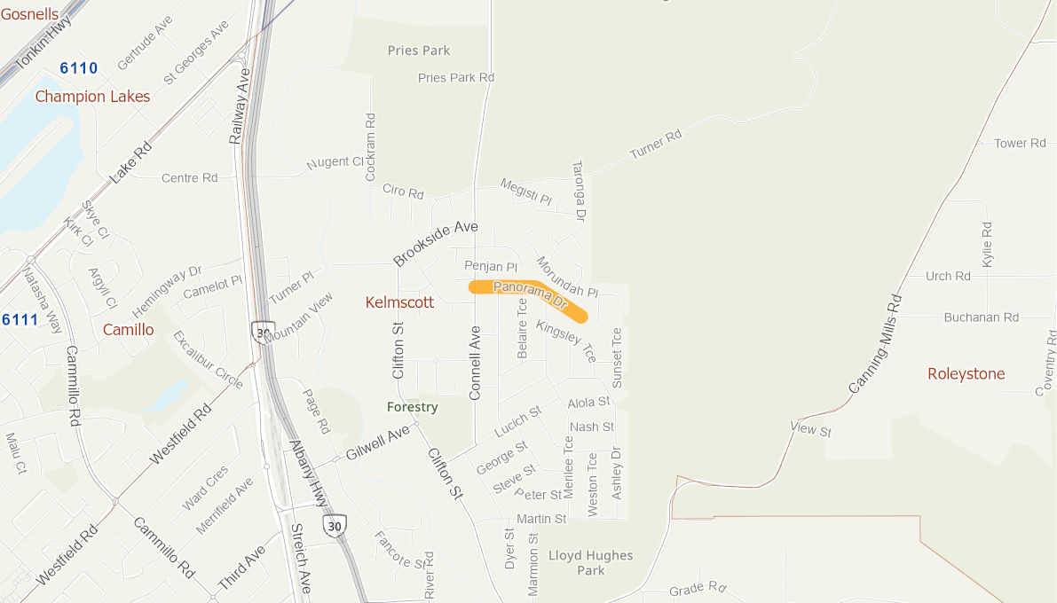 Panorama Drive, KELMSCOTT 11114420WARTR Infrastructure Investment