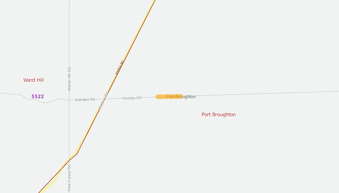 Youngs Road (rural road) 11455221SARTR Infrastructure Investment