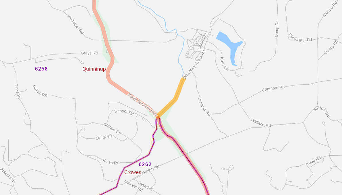 Wheatley Coast Road (rural road) 11461221WARTR Infrastructure