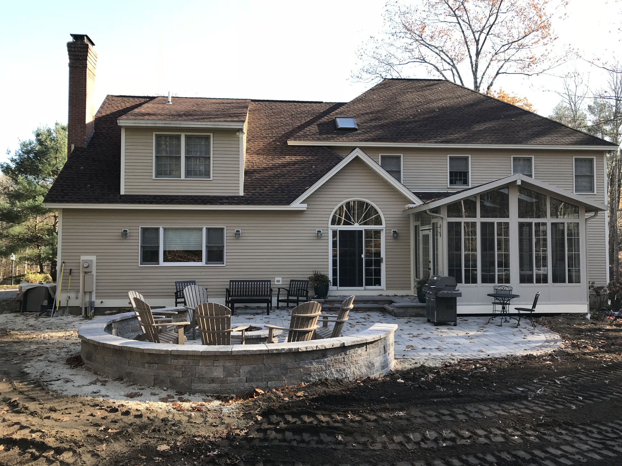 Darby Lane Backyard Spatial Construction