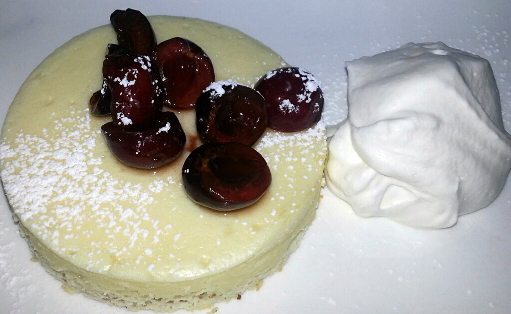 Chevre (goat cheese) cheesecake spatialdrift