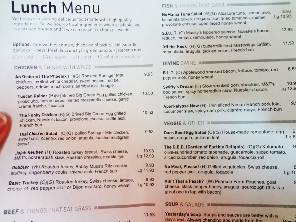 Muss & Turner menu spatialdrift