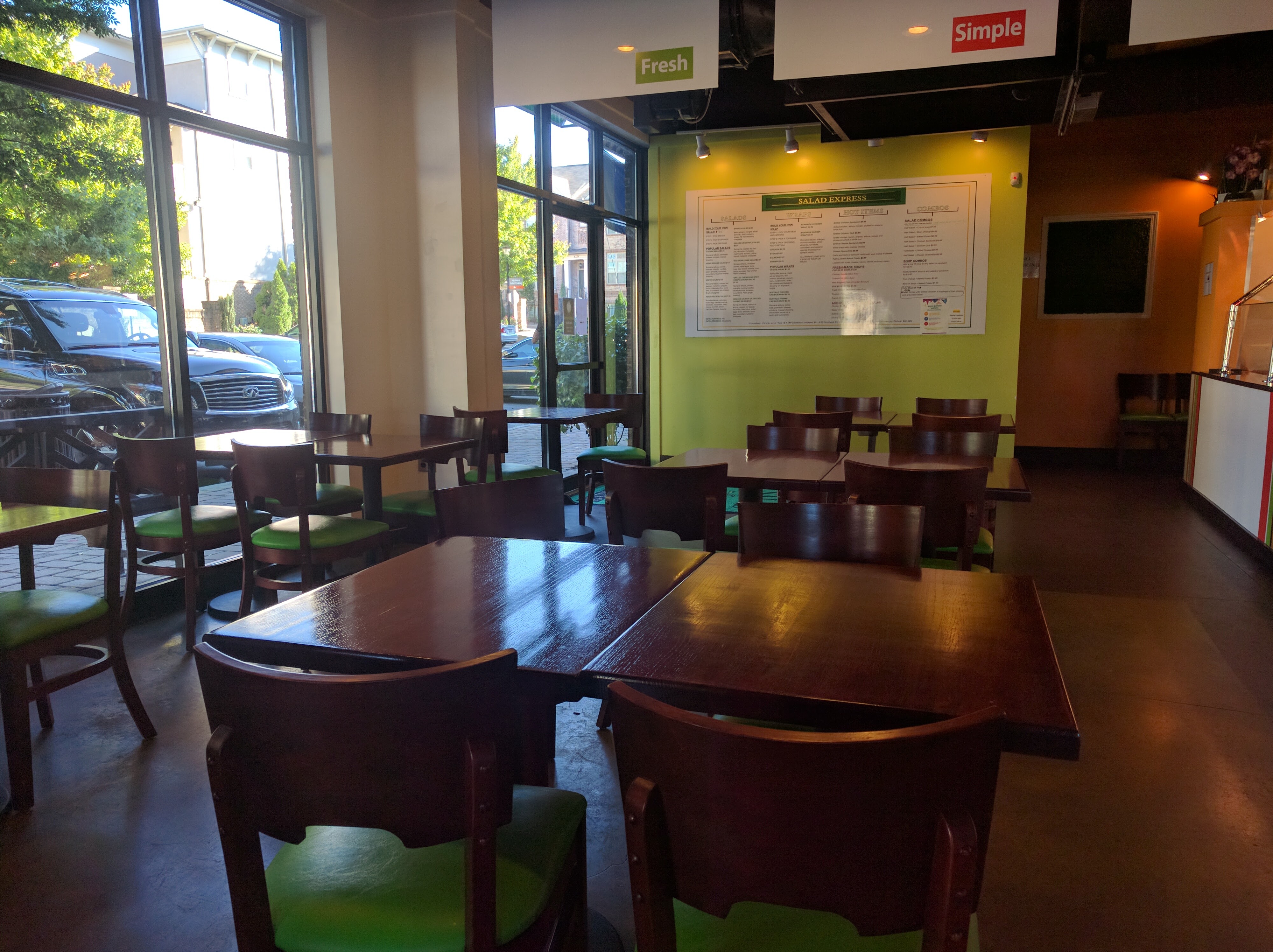 Salad Express interior spatialdrift