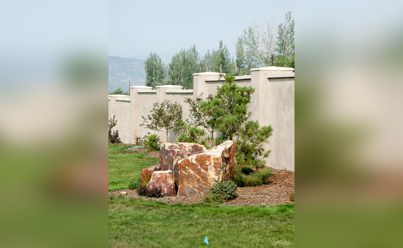 Spatial Relations Straw Bale Soundbarrier + Privacy Wall