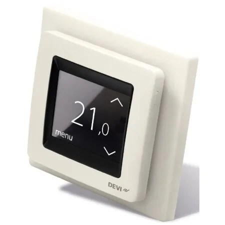 Терморегулятор DEVIreg Touch сенсорный программируемый белый - купить в