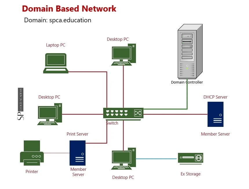Peer to Peer, Client-Server & Domain Based Networking