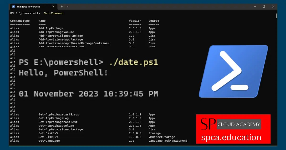 Windows PowerShell Scripts SP Cloud Academy